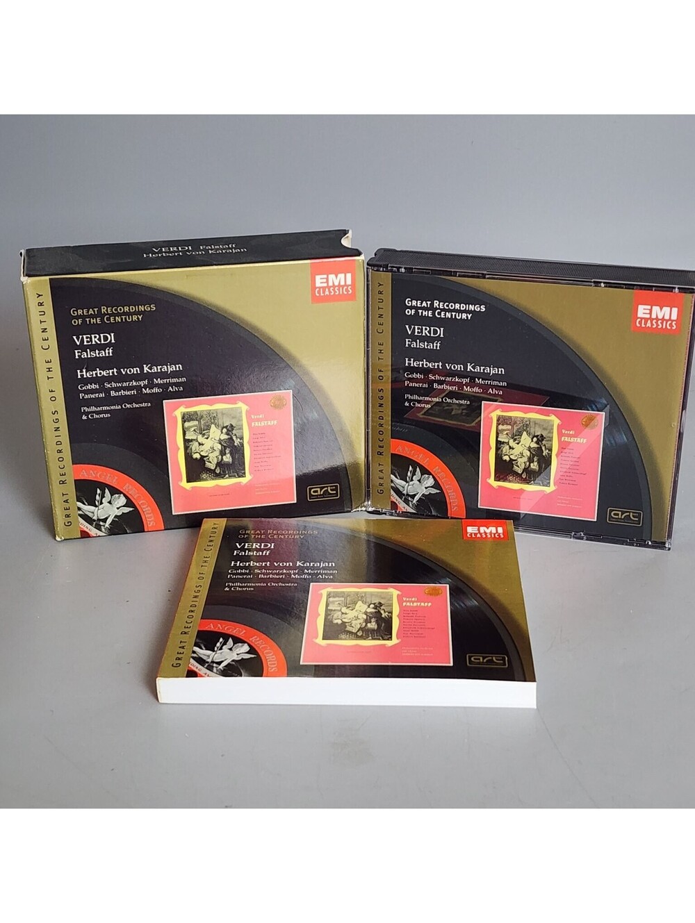 Verdi Falstaff Herbert von Karajan EMI Classics 2CD Set Great Recordings of the